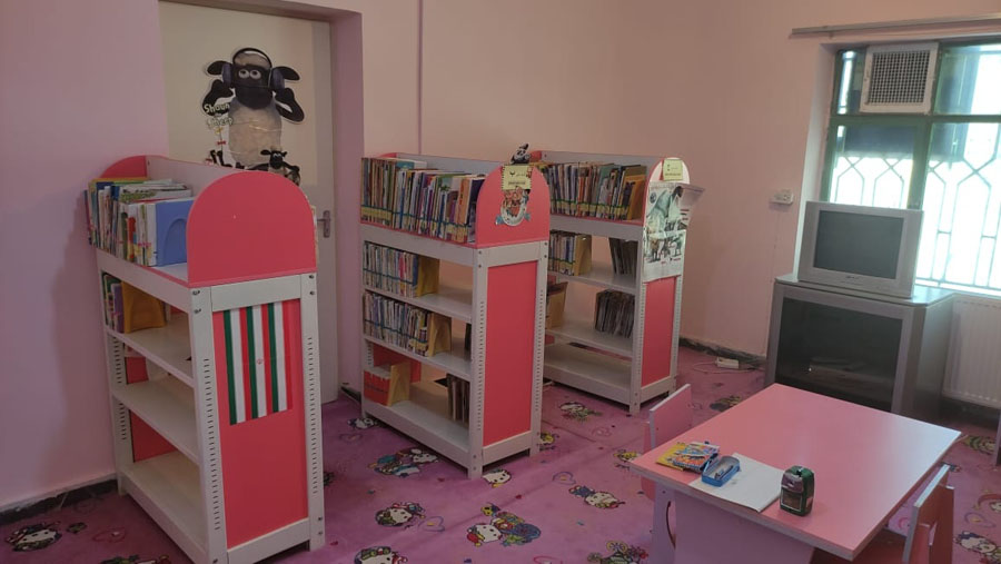 نمایی دیگر از بخش کودک کتابخانه
